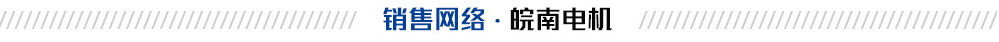 皖南電機(jī)銷(xiāo)售網(wǎng)絡(luò)
