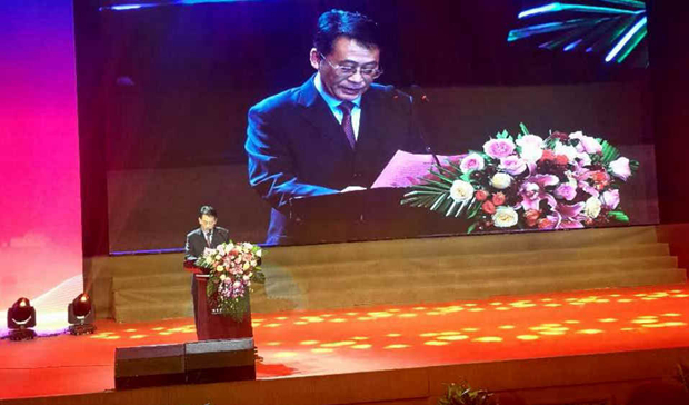 皖南電機總經理陳學鋒在南京朗馳二十周年慶典大會上發(fā)言 